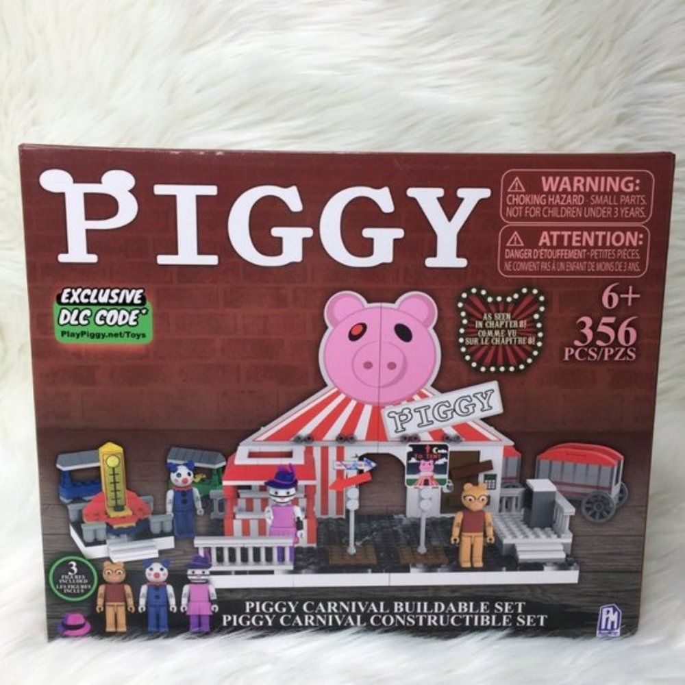 PIGGY Roblox Carnival Buildable Blocks Construction Set